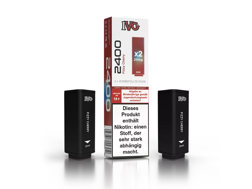 IVG 2400 Pods Fizzy Cherry im Großhandel günstig kaufen
