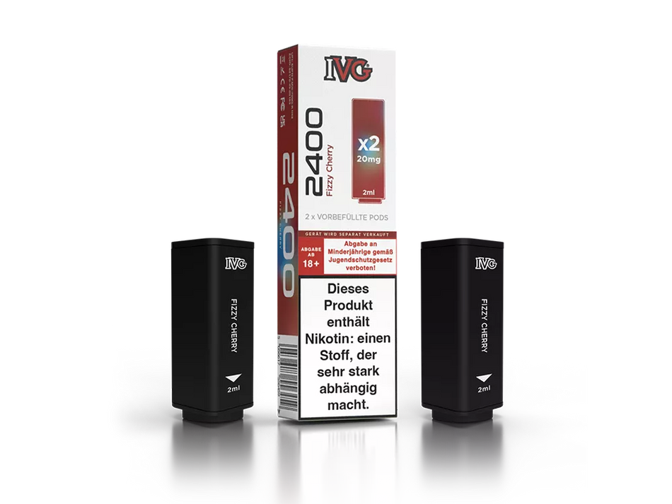 IVG 2400 Pods Fizzy Cherry im Großhandel günstig kaufen