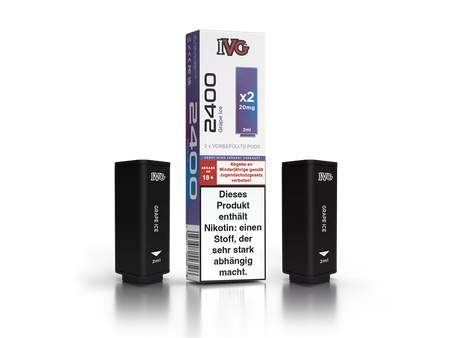 IVG 2400 Pods Grape Ice im Großhandel günstig kaufen