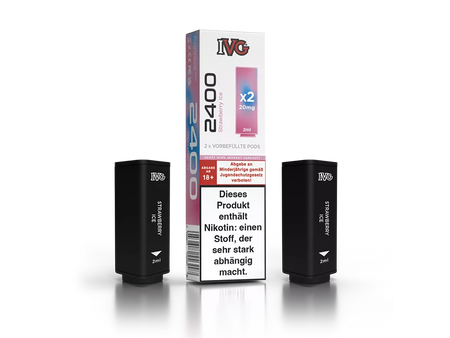 IVG 2400 Pods Strawberry Ice im Großhandel günstig kaufen