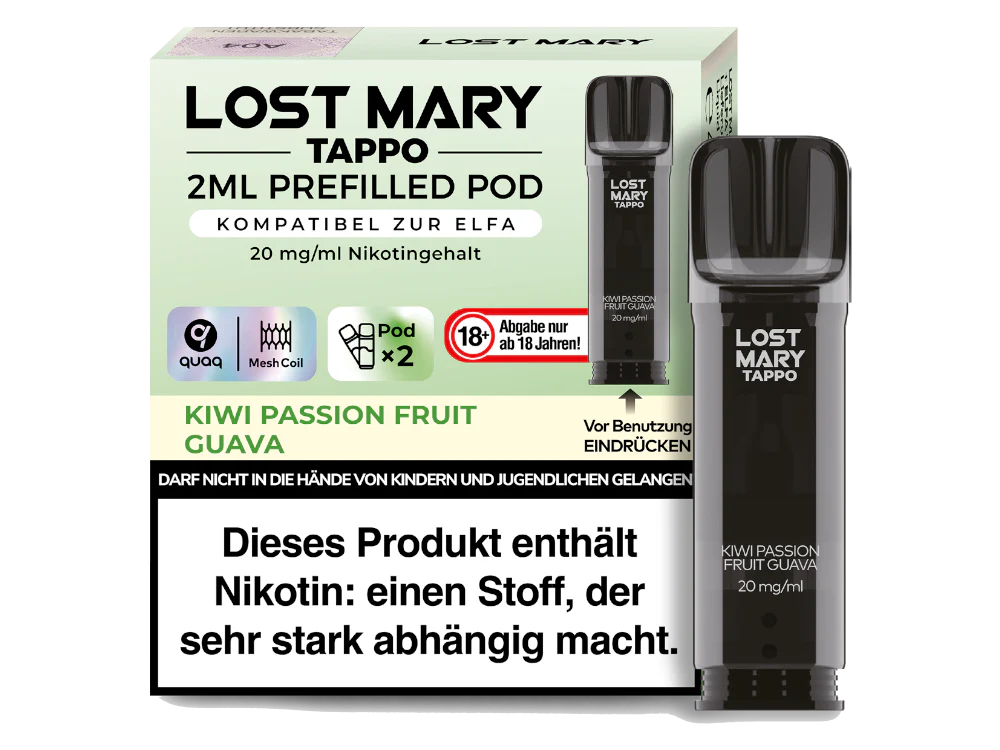 Lost Mary Tappo Pods <span data-mce-fragment="1">Kiwi Passion Fruit Guava</span> im Großhandel günstig kaufen