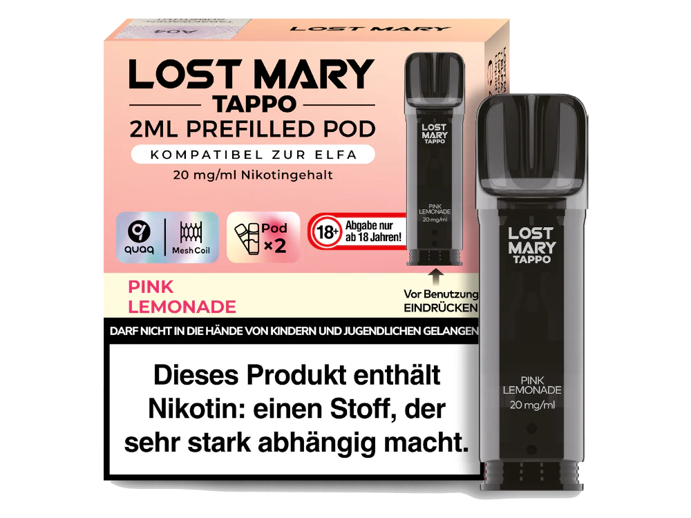 Lost Mary Tappo Pods Pink Lemonade im Großhandel günstig kaufen