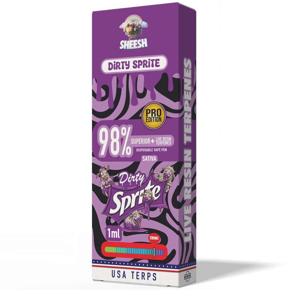 Sheesh 98% Superior Vape | 1ml | Dirty Sprite
