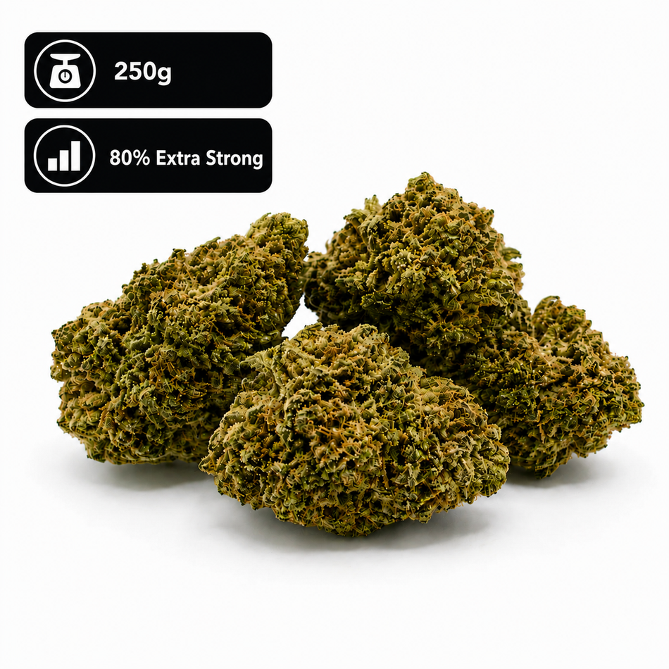 Superior Blend Aromablüten | Lemon Kush | Extra Strong 80% | 250g