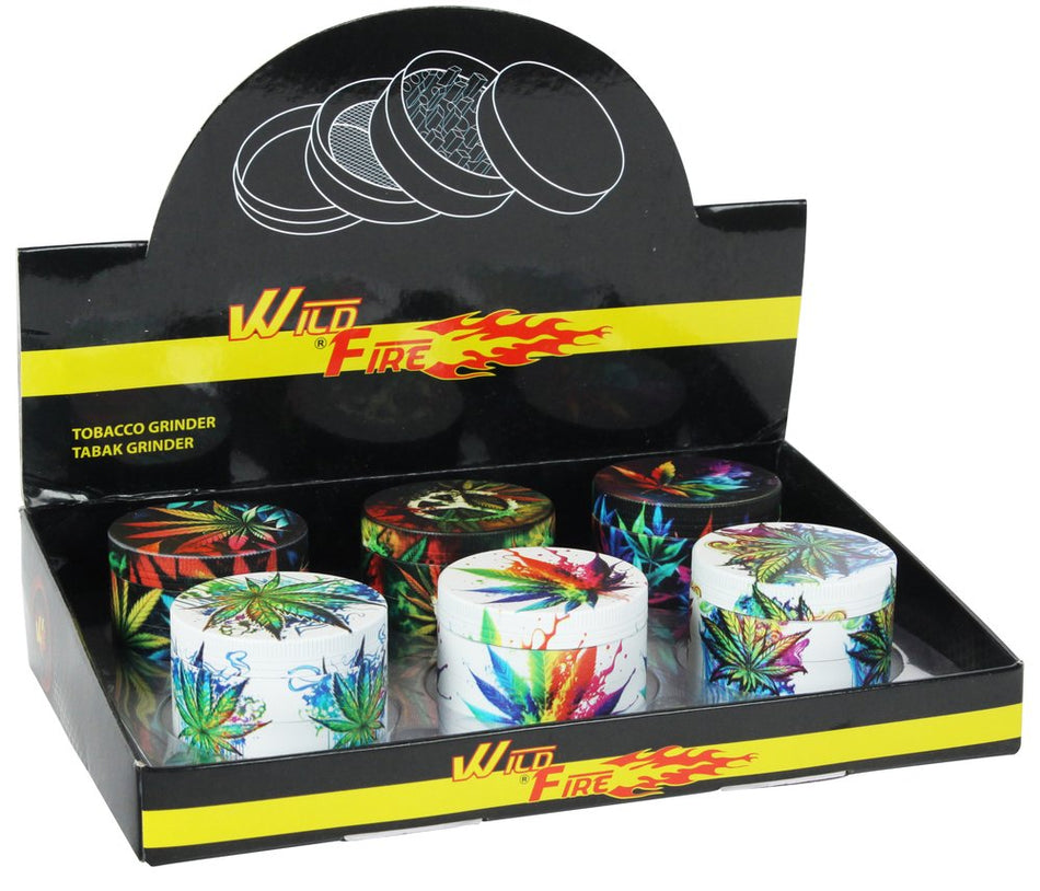 Wildfire Metall Grinder | 4-teilig | Hemp