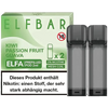 Elf Bar ELFA Prefilled Pod 2er Pack (2 x 1ml) mit dem Geschmack Kiwi Passionfruit Guava günstig kaufen