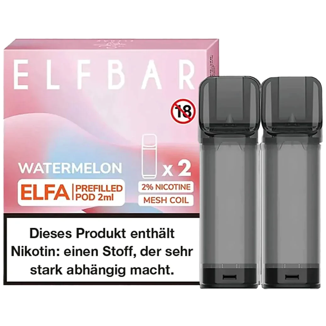 Elf Bar ELFA Prefilled Pod 2er Pack (2 x 1ml) mit dem Geschmack Watermelon günstig kaufen